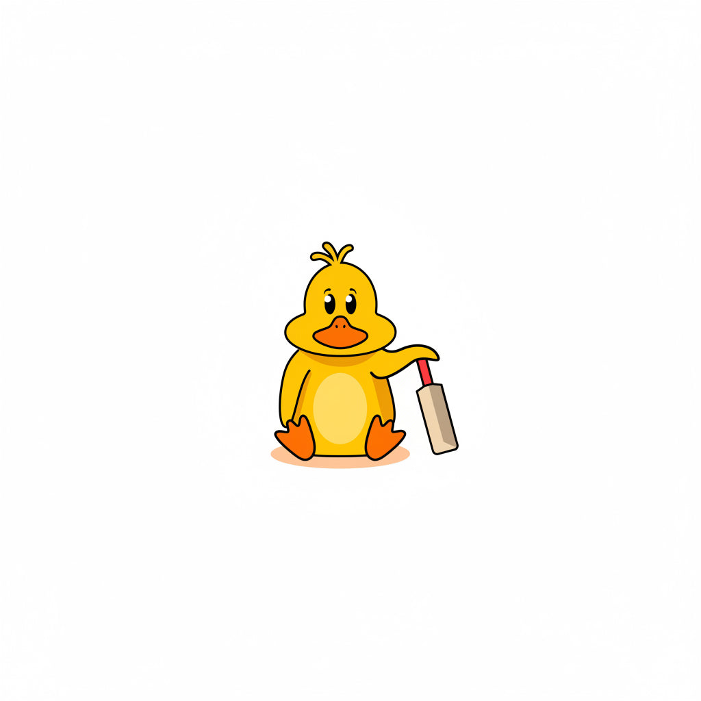 Ducky | Official Duckett’s Duck Cricket Bat Sticker