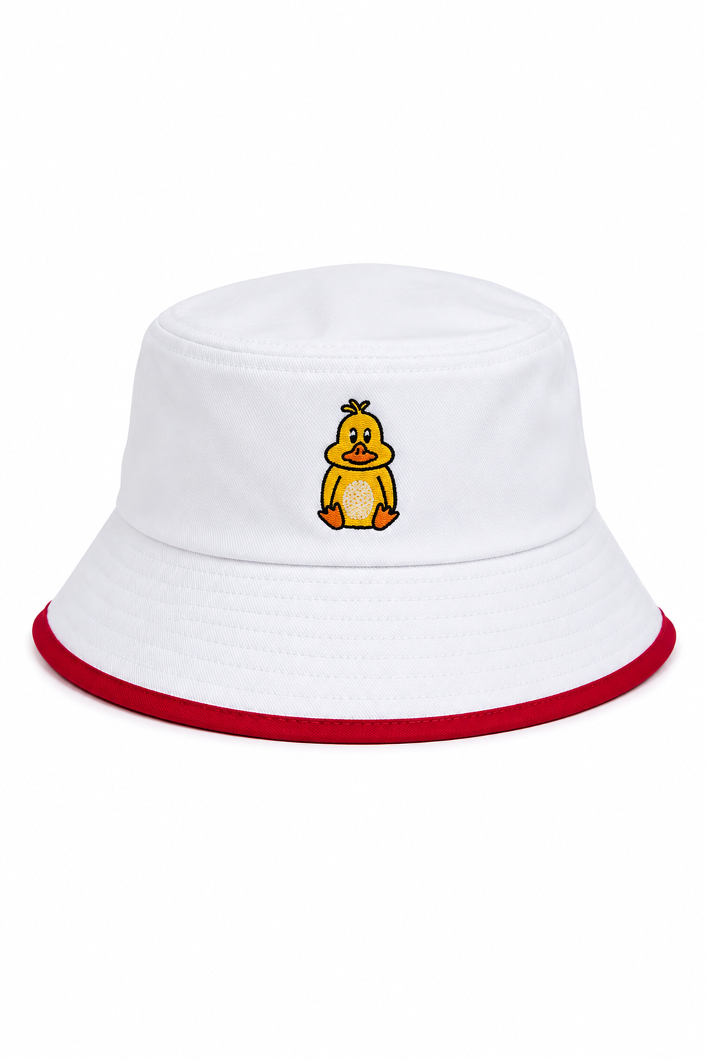 The Little Three Lions | Official Duckling Kids’ White & Red Bucket Hat